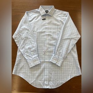 NWT Jos A Bank Reserve Men’s Button Down Dress Shirt 17.5 36